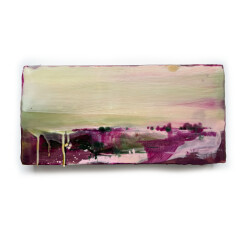 Landscape violet1 encaustic 2026 kopie